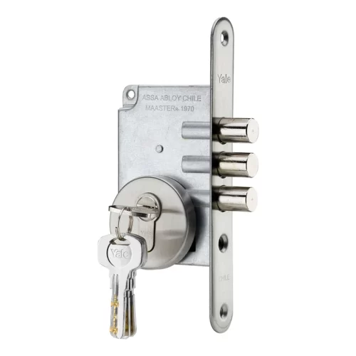 CERROJO ALTA SEG. P/ABATIR 1970 INOX. YALE