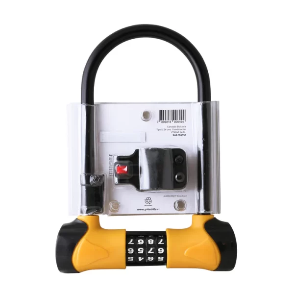 CANDADO BICICLETA U 24CM COMBINACION YTX240 NE YALE