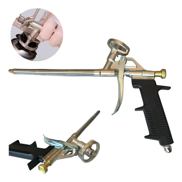 D_NQ_NP_2X_786982-MLC92580478529_092025-F PISTOLA P/ESPUMA EXPANSIVA CROMADA 201