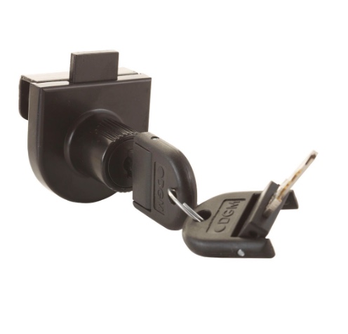 CERRADURA MUEBLE D-23 1 PUERTA DE VIDRIO    107103