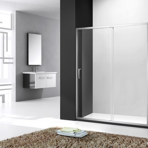 MAMPARA QUADRAT 80 CORREDERA 185CM 8MM.