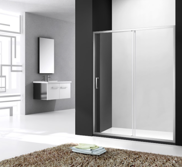 MAMPARA QUADRAT 80 CORREDERA 185CM 8MM.