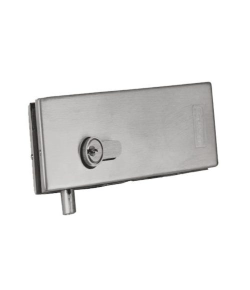 CERRADURA PISO-LLAVE P/CRISTAL INOX. BRUKEN