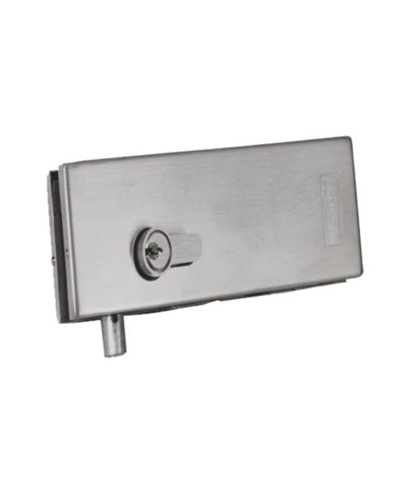 CERRADURA PISO-LLAVE P/CRISTAL INOX. BRUKEN