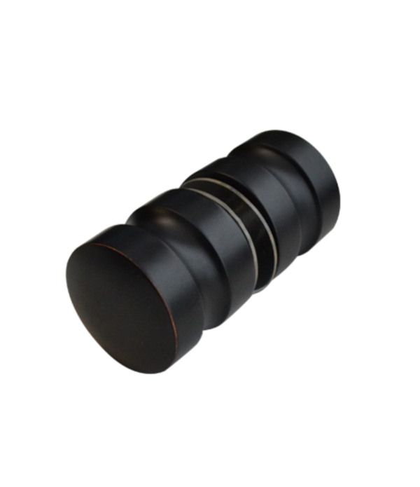 POMO PUERTA DE 6-10MM. NEGRO CJ BRUKEN