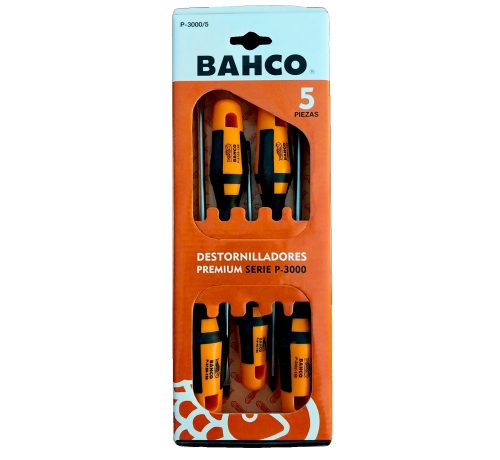 SET 5 DESTORNILLADORES BAHCO