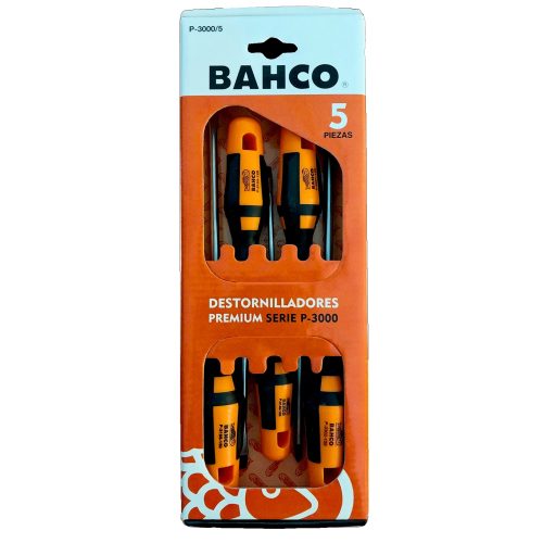 SET 5 DESTORNILLADORES BAHCO