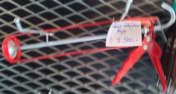 PISTOLA CALAFATERA 300ML. ROJA ECO