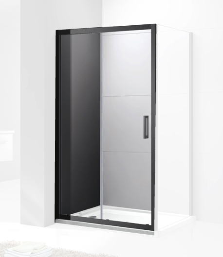 MAMPARA MALVE CORREDERA 150X185 NEGRO