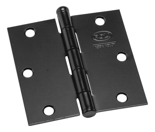 BISAGRA 3,5 X 3,5 AC. PINT. NEGRO POLI