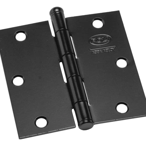 BISAGRA 3,5 X 3,5 AC. PINT. NEGRO POLI