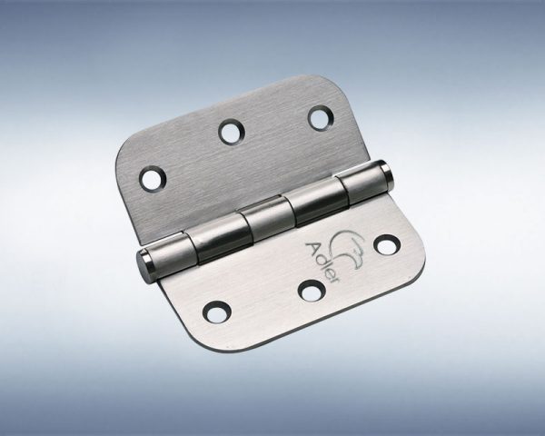 PAR BISAGRAS INOX SATIN. CANTO REDONDO G-U
