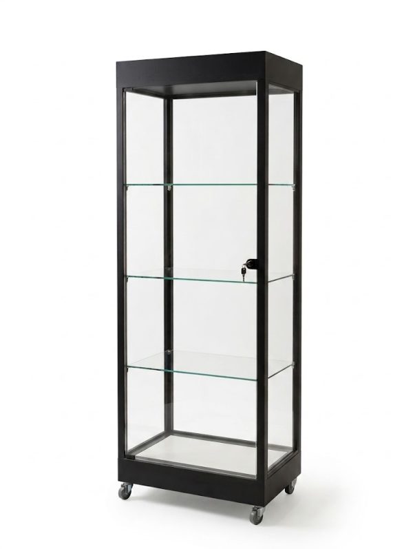 VITRINA VERTICAL NEGRA