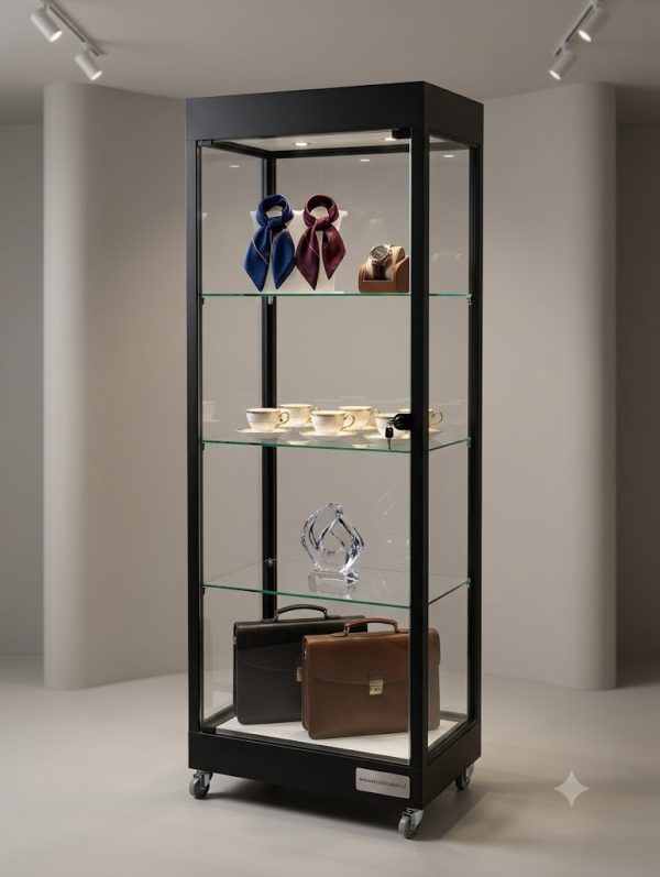 VITRINA VERTICAL NEGRA