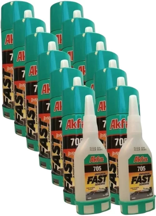 OFERTA 12 unidades: ADHESIVO AKFIX 705 MDF KIT GW 125GR  400ML